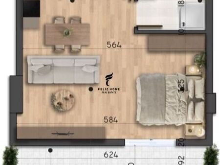 SHITET GARSONIRE 44 M2 MALI ROBIT DURRES 53.500 EURO FH-66155