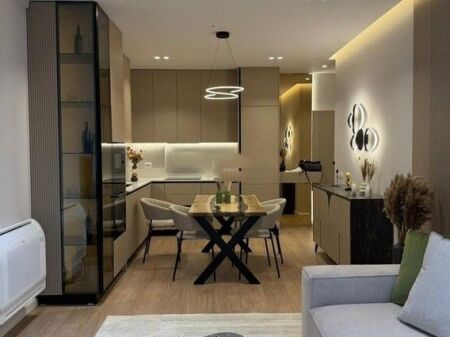 Super Apartment 2+1+2 for Rent at Golden Tower – Mine Peza Street, Tirana