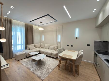 We rent out a 1+1 apartment + Parking space on Faik Konica Street!