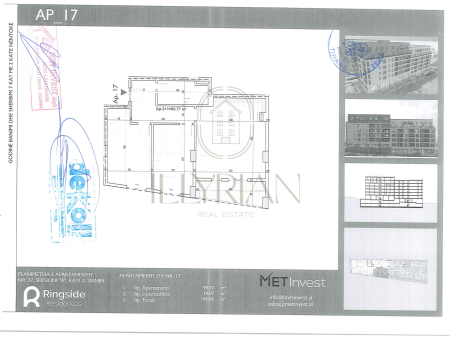 Apartament 2+1 për shitje në Paskuqan – Kompleks modern, fazë ndërtimi