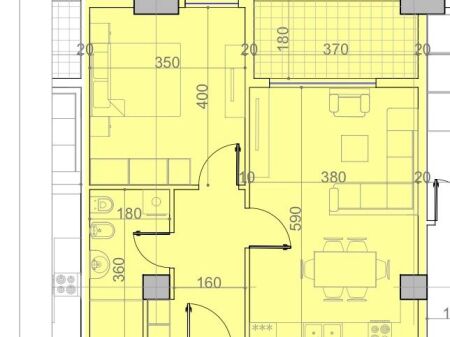 Apartment 1+1 for sale! Paskuqan