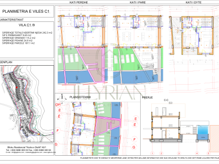 Villa moderna di lusso con piscina privata nel complesso residenziale Kodra e Diellit!