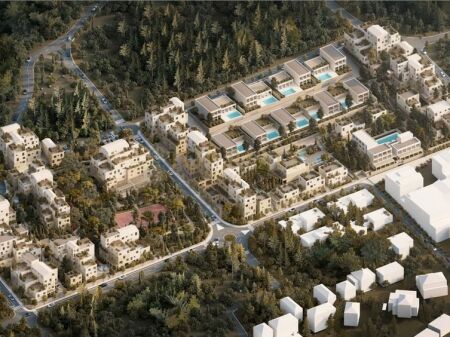 🏡 Shitet apartament 1+1 me oborr te Square Village Dhermi