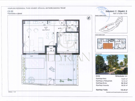 Appartamento Premium 1+1 con Ampia Veranda a Mjull-Bathore