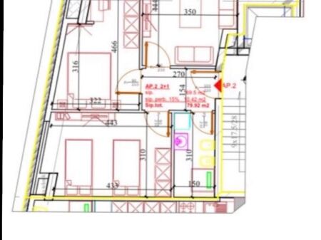 Shitet Apartamet 2+1 Ali Dem