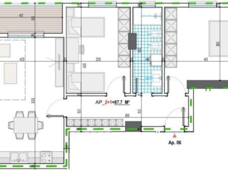 APARTAMENT 2+1 NE SHITJE NE KAMEZ