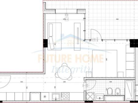 Shitet, Apartament 1+1, Unaza e Re, Tiranë.