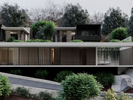 TERRENO IN VENDITA CON PROGETTO E PERMESSO DI COSTRUZIONE PER VILLA CON VISTA SU TIRANA