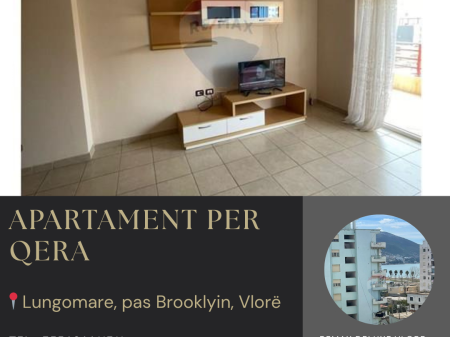 🌊 APPARTAMENTO 1+1 IN AFFITTO – LUNGOMARE, VLORË