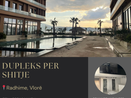🌊 DUPLEX LUKSOZ PËR SHITJE – RADHIMË, JONUFER (VLORË)