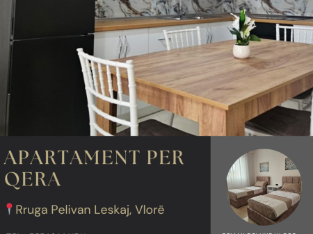 🏡 APARTAMENT 2+1 ME QIRA – SKELE, VLORË