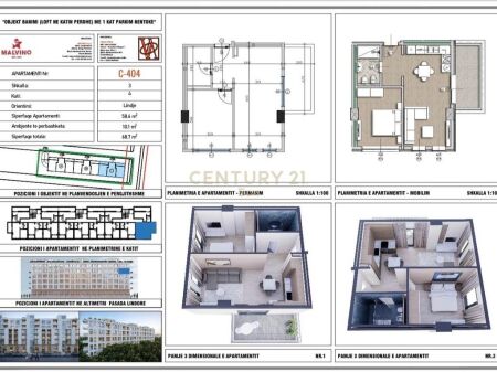 Apartment 1+1 for sale on the 4th floor of a 6-story building, located in the Golem area, Durres, and offers a good investment or personal residence opportunity. • Net area: 58.6m2 • Gross area: 68.7 m² It is organized into a living room, a bedroom, a bathroom, and a balcony.  • New construction.  Payment options are offered as follows: -1300 euro/m2 with installments 30%,30%,30%,10% -1250 euro/m2 with installments 50%,20%,20%,10% -1200 euro/m2 with installments 70%,20%,10%. • For more information, please contact us!