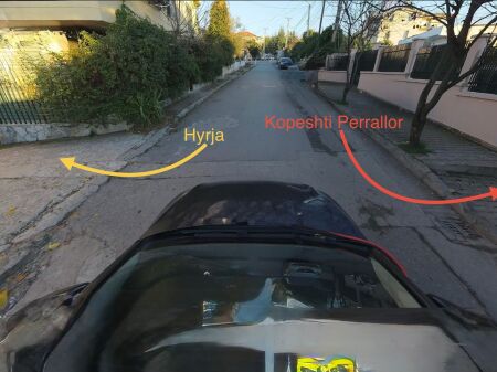 Mihal Grameno Street Entrance 2+1 for Rent. 40,000 Lek