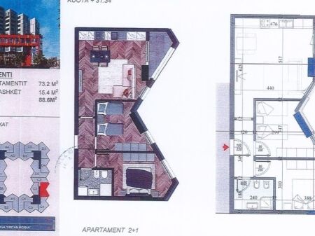 🌇Shitet Apartament 2+1 tek Rezidenca Colonnade, Tiranë!