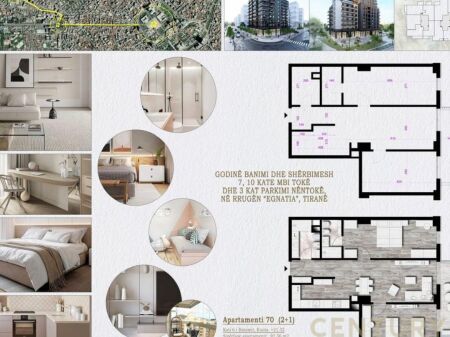 We are selling a 2+1+2 apartment in Don Bosko, "Egnatia" Street, with a total area of 107 m2 and a net area of 92.36 m2. The apartment is located in a newly completed building, constructed with contemporary quality. Organization: - Living room - Master bedroom with bathroom - Bedroom without bathroom - Common bathroom - Balcony For more information, contact us.