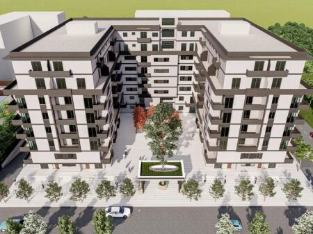 Appartamento 1+1 con posto auto in vendita nella Residenza Sael, Golem Empire67001