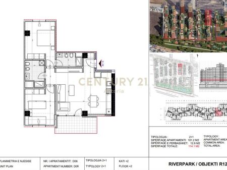 River Park Residence Apartment 2+1+2 for sale