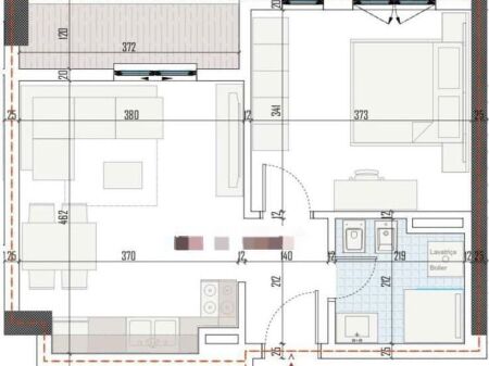 Apartment For Sale 1+1 In Paskuqan (ID B110562) Tirana