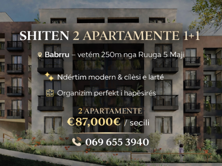 Vendesi in vendita 2 appartamenti 1+1 Babrru