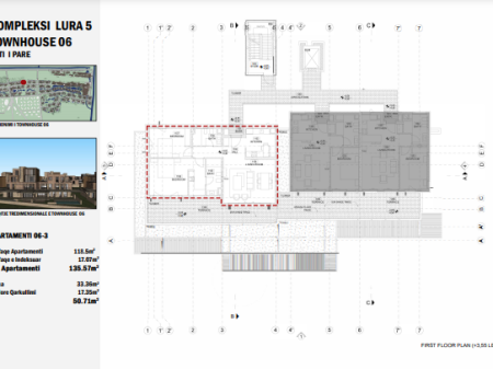 APARTAMENT 2+1 PER SHITJE TEK KOMPLEKSI LURA 5