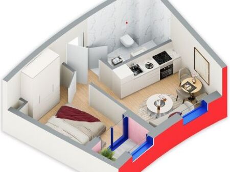 Shes apartament tek Rezidenca Ballada,Farke.Cmimi me i mire ne zone,mundesi financimi deri ne 80% te vleres