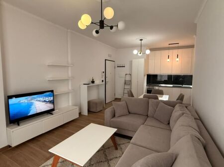 Apartament 1+1+ post parkimi me qira ne Teg