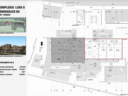 LURA 5! APARTAMENT 3+1+2 ME VERANDE DHE PISHINE