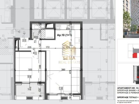 Apartment 1+1+Blk for sale, Filigree Tower – Xhamllik, 166,800 Euro