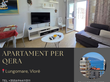 🔥 APARTAMENT 2+1 ME QIRA – LUNGOMARE, VLORË! 🔥