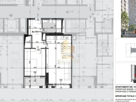 Apartment 1+1+Blk for Sale, Filigree Tower – Xhamllik, 222,800 Euro