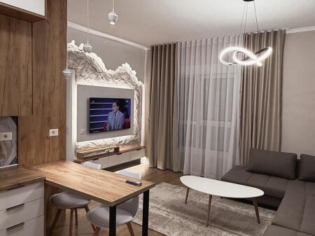 Modern 1+1 apartment for rent in Kadiu Residence, near Mangalem 21 - Ali Demi