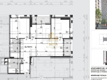 Vendesi Appartamento 3+1+2Wc+2Blk, Filigree Tower – Xhamllik, 340.600 Euro