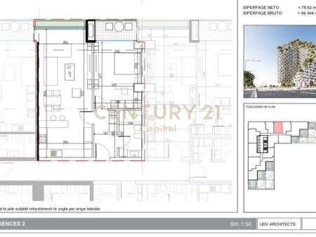 Apartment 1+1 for sale in “Lion Park 2”