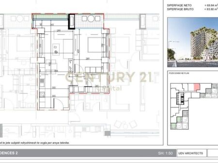 Apartment 1+1 for sale in "Lion Park 2"