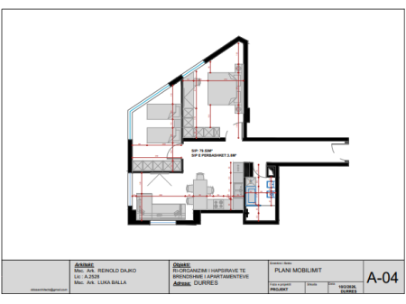Appartamento 2+1 in vendita, 79,53 m² – Opportunità ideale a Durazzo!