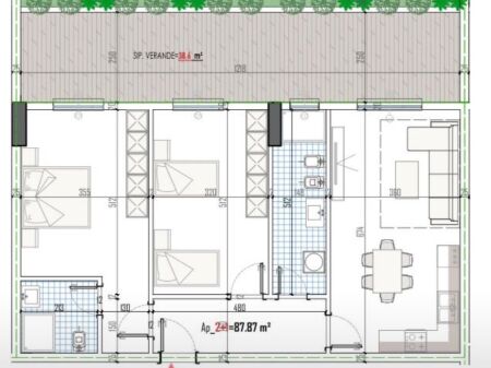 🏡 Apartament 2+1 për shitje – Paskuqan