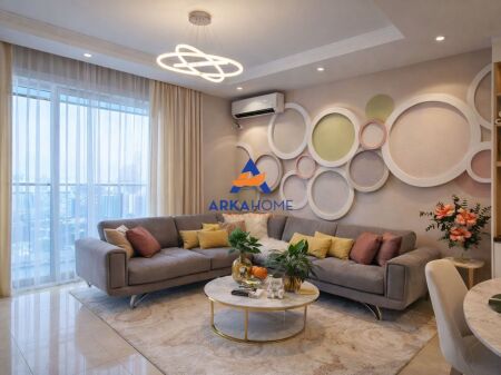 FOR SALE APARTMENT 2+1+BALCONY+PARKING SPACE "AT AMBASSADOR 3, AIR ALBANIA STADIUM" 609,600 EURO