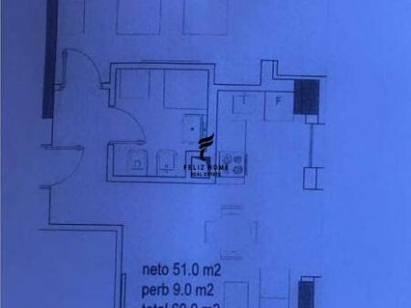 OFFICE FOR RENT 60 M2 TRAIN STATION 60,000 LEKE FH-68479