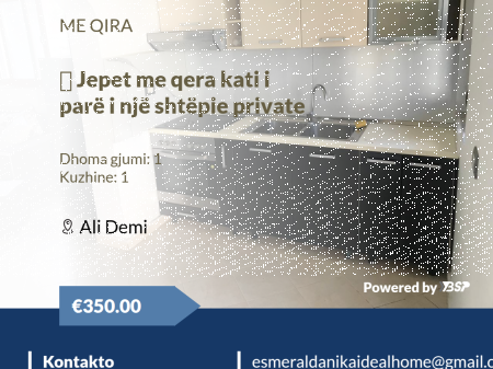 🏡 First floor of a private house for rent ali demi