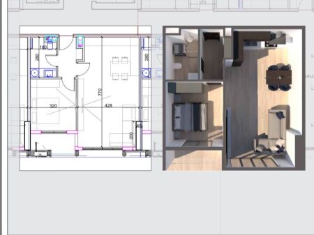 APARTAMENT NE SHITJE 1+1 TE UNITED TOWER KOMUNA PARISIT