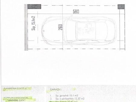 Shitet post parkimi në Univers City