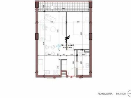 SHITET APARTAMENT 1+1 SHKOZE 10.300.000 LEKE FH-68792