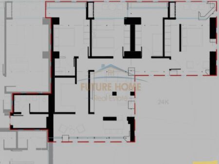 Shitet,Apartament 4+1+2,Lion Park II Residence , Tiranë