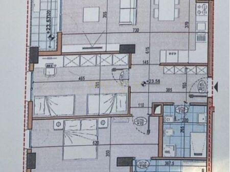 Apartament 2+1+2 per Shitje te Bulevardi I Ri