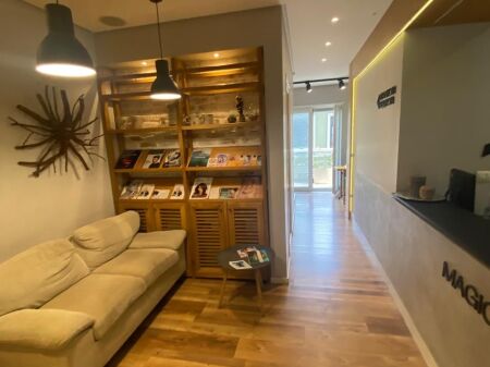 A commercial space is for rent