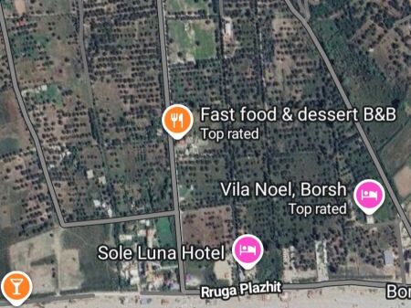 SHITET TOKE NE BORSH 400m NGA DETI