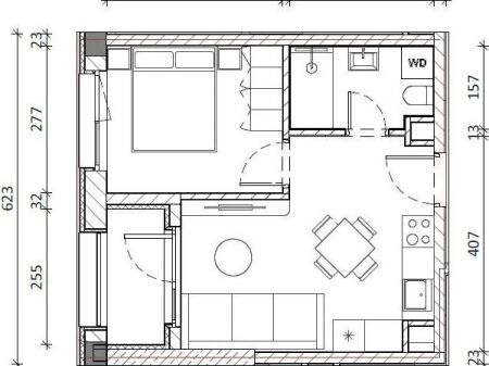 Apartment 1+1 for sale Kadiu Complex