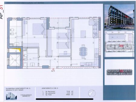 APPARTAMENTO 2+1+2 IN VENDITA presso UNIVERS SITY