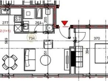 Shitje | Apartament 1 + 1 | Rruga Bardhyl | 180480 €