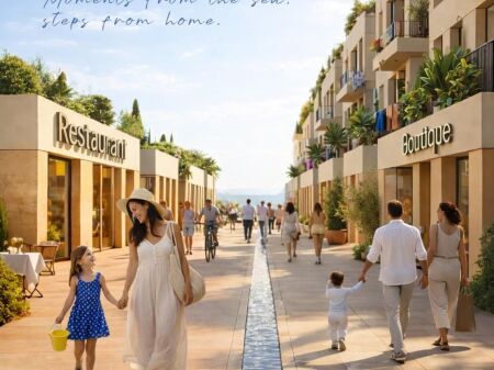 Shitet (2,650€/m2): 2+1+2wc & Ballkon +1 P.Parkimi📍Sun Palase Residence - Palase/Dhermi || 311,300€ (106 m2)